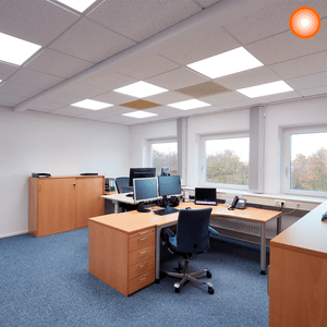 Panel SLIM PFM cuadrado de 600 x 600 mm para empotrar de 36W con luz blanca neutra de 4320 lm. - LEDVANCE