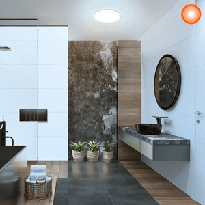 Panel SLIM PLAFON redondo para sobreponer de 18W con luz blanca de 1440 lm. - LEDVANCE