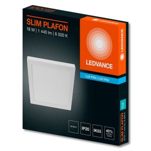 Panel SLIM cuadrado para empotrar de 12W con luz blanca de 900 lm. - BELLALUX