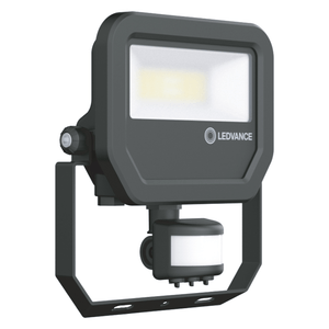 Reflector LED FLOODLIGHT PFM Negro con Sensor de Movimiento de 20W con luz blanca de 2400 lm. - LEDVANCE