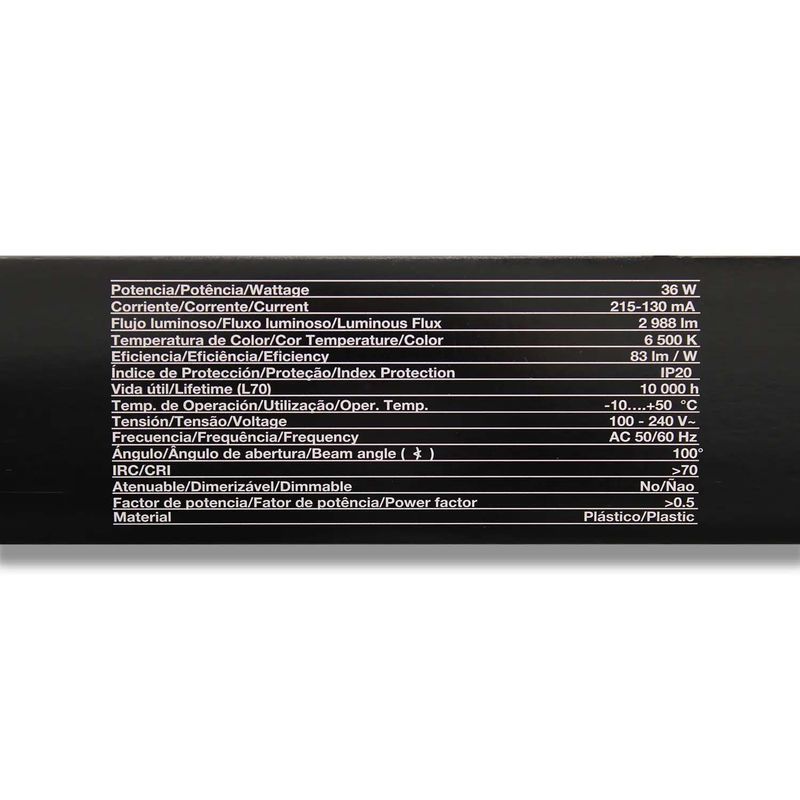 Regleta-LED-de-sobreponer-en-techos-de-luz-de-dia-de-36-Watts---2988-lumenes-120-x-7.5-cm