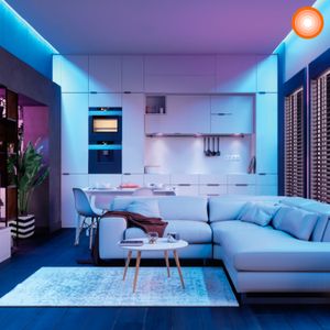 Cinta LED STRIP ECOFLEX RGB de 2,5W/m con Control Remoto Presentación: 2 metros. - LEDVANCE