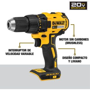 Taladro Inal Dewalt 1/2" Vvr 20V Max Indus - DEWALT