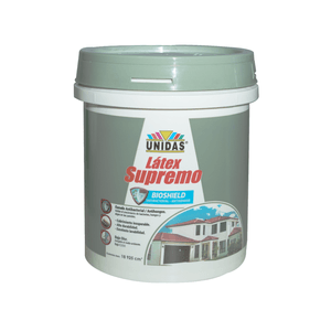 Pintura BASE LATEX SUPREMO Pastel SP con tecnología Bioshield 99% antibacterial CANECA. - PINTURAS UNIDAS