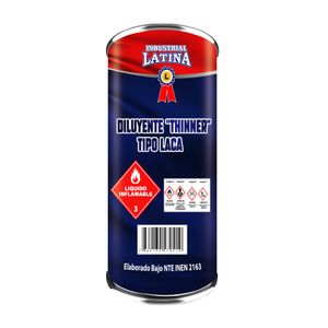 Thinner diluyente para multiples usos de 1 lt. - INDUSTRIAL LATINA