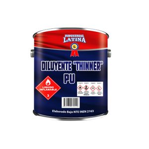 Thinner diluyente de PU Poliuretano de 1 gl. - INDUSTRIAL LATINA