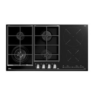 Cocina encimera a gas / inducción JZC 96342 ABB con 6 zonas de coccion de 900 mm. - TEKA