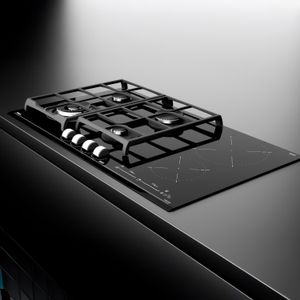 Cocina encimera a gas / inducción JZC 96342 ABB con 6 zonas de coccion de 900 mm. - TEKA