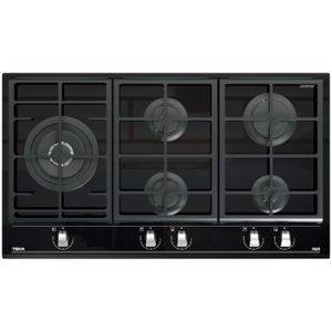 Cocina encimera Cristal Gas GZC 95320 XBB de 5 zonas con función ExactFlame en 900 mm. - TEKA