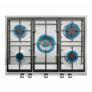 Cocina a Gas EX 70,1 5G AI DR CI de 5 zonas con mandos frontales en 680 mm. - TEKA