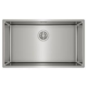 Fregadero BE LINEA RS15 1C de acero inoxidable con 1 cubeta SilentSmart de 750 x 440 mm. - TEKA