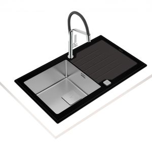 Fregadero DIAMOND Urban Colors Edition reversible RS15 1C con SilentSmart de 860 x 510. - TEKA