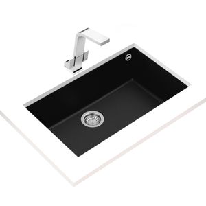 Fregadero SQUARE TG 1C bajo encimera de Tegranite+ de 1 cubeta de 760 x 440 mm. - TEKA