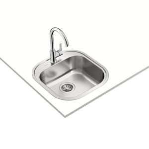 Fregadero STYLO 1C de acero inoxidable para empotrar de 1 cubeta de 465 x 485 mm. - TEKA