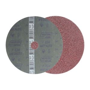 Disco de lija F224 de 7" con grano de óxido de aluminio G24(CAMI) - NORTON