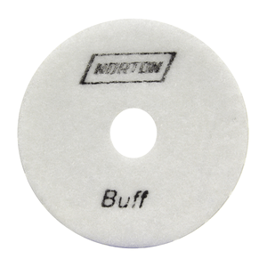 Disco flexible para pulir mármol de 4" de diametro, 20 mm orificio central grano G6500 - NORTON