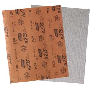 Lija papel seco/agua A275 de óxido de aluminio de 230mm x 280 mm grano P120 - NORTON