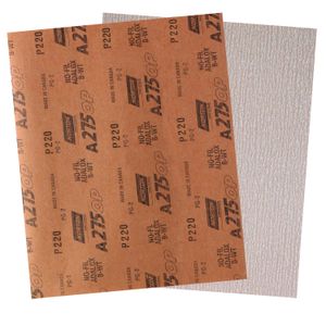 Lija papel seco/agua A275 de óxido de aluminio de 230mm x 280 mm grano P220 - NORTON
