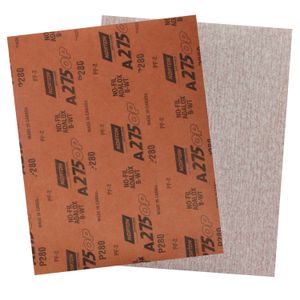 Lija papel seco/agua A275 de óxido de aluminio de 230mm x 280 mm grano P280 - NORTON