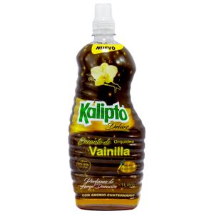 Desinfectante "DELUXE" antibacterial de 1 lt con aroma a vainilla. - KALIPTO