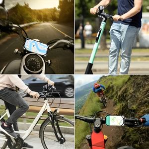 Porta celular con bandas de silicona para bicicleta. - GOODYEAR