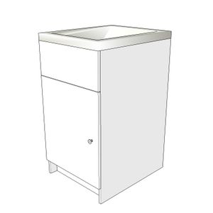 Mueble para lavaropas (L18) de 47.7 x 59.7 cm. - IMAC-RC
