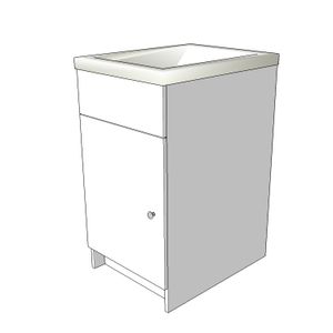Mueble para lavaropas (L5) de 44.8 x 60 cm. - IMAC-RC