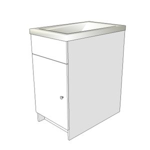 Mueble para lavaropas (L3) de 72 x 42 x 33 cm. - IMAC-RC