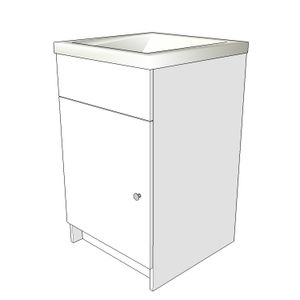 Mueble para lavaropas (L6) de 50 x 52 cm. - IMAC-RC
