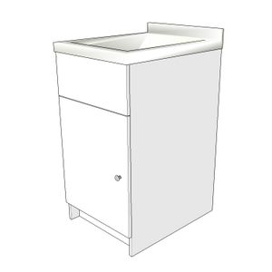 Mueble para lavaropas (LA5) de 60 x 48 x 26 cm. - IMAC-RC