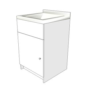 Mueble para lavaropas (LA8) de 60 x 60 x 27 cm. - IMAC-RC