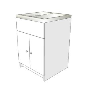 Mueble para lavaropas (LA7) de 60 x 60 x 27 cm - IMAC-RC
