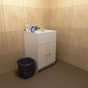 Mueble para lavaropas (L14) de 59 x 59.5 x 85cm. - IMAC-RC