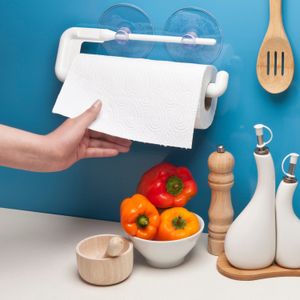 Dispensador auto adherente de toallas de papel para cocina. - DAMECOS
