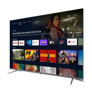 Televisor de 65" TIKGF2GUHD. Google Tv, Conexión con dispositivos inalámbricos, Comando de voz, Chromecast integrado - INDURAMA
