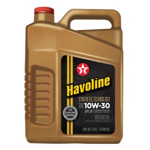 Aceite sintético SAE 10W30 para motores a gasolina Rinde 7500 Km 1 gl. - HAVOLINE