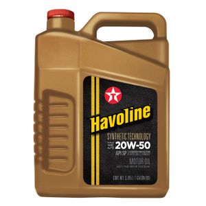 Aceite sintético SAE 20W50 para motores a gasolina Rinde 7500 Km 1 gl. - HAVOLINE