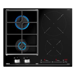 Encimera mixta de Inducción y Gas JZC 64322 de 4 zonas de 600 x 510 mm. - TEKA