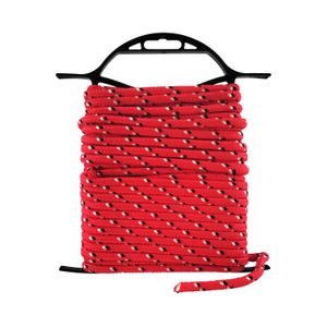 Cuerda de Polipropileno trenzada de 1/4", roja, en colgador con 15 mts. | HOBBY PRO