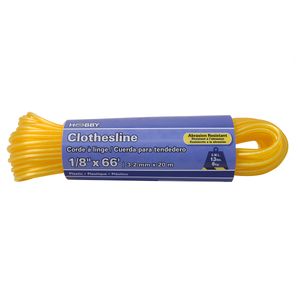 Cable para Tendedero de PVC Amarill de 3mm x 20 mts. | HOBBY PRO