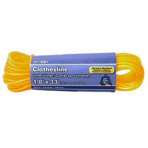 Cable para Tendedero de PVC Amarilla de 3mm x 10 mts. | HOBBY PRO