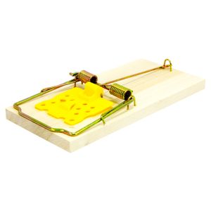 Trampa para ratones de 17,5 x 8,2 cm con accionamiento a presión. - K PRO