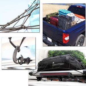 Red de carga de 130 x 180 cm color negra para uso en camioneta. - K PRO