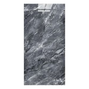 Panel adhesivo tipo mármol gris de 1,2 x 2,8 m. - K HOME