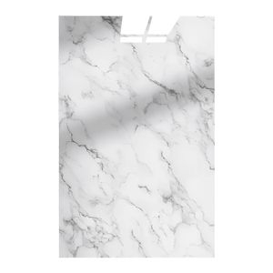 Panel adhesivo tipo mármol blanco con gris de 1,2 x 2,8 m. - K HOME