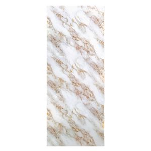 Panel adhesivo tipo mármol arenado dorado de 1,2 x 2,8 m. - K HOME