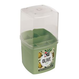 Portacubiertos Olive verde. - CASA PICA