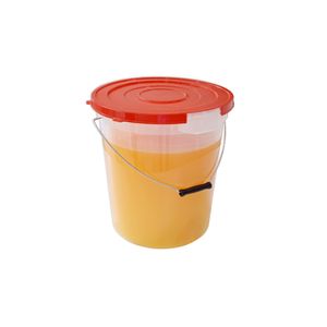 Balde comercial Líder de 12 lts rojo. - CASA PICA