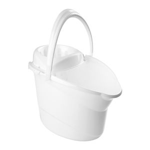 Balde con escurridor de 11 lts con asa para transporte y exprimidor. - CASA PICA