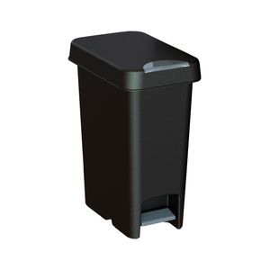 Tacho Pedal Urban de 20 lts color negro con tapa de cierre suave. - CASA PICA